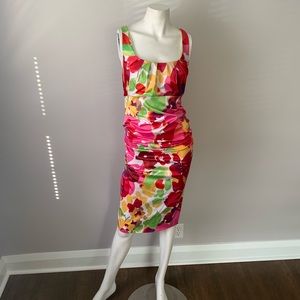 Flattering Multi-colour Cocktail Dress